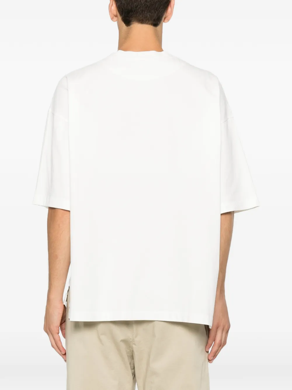Barena Quadra T-shirt met zak Wit