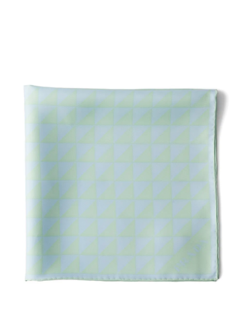 Prada プリント シルクツイルスカーフ 55 x 55 | ブルー | FARFETCH JP