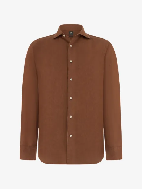 Boggi Milano regular fit linen shirt