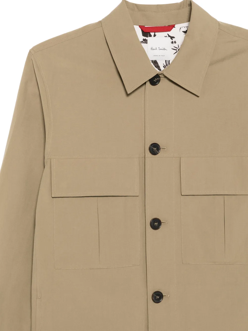 Paul Smith Overhemd met klepzak Groen