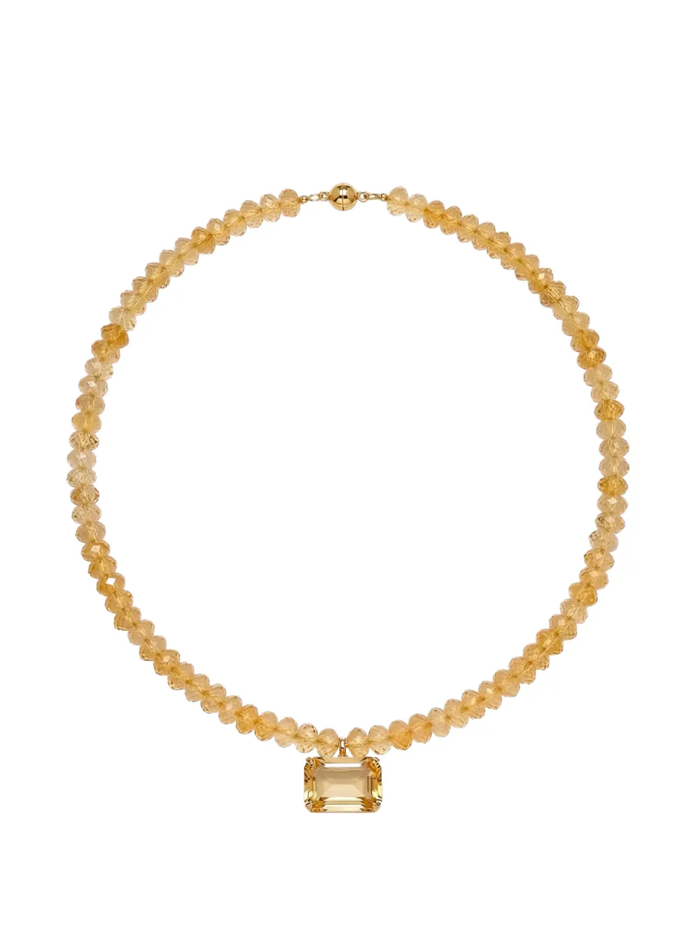 Jennifer Behr Sidonie beaded necklace - Gold