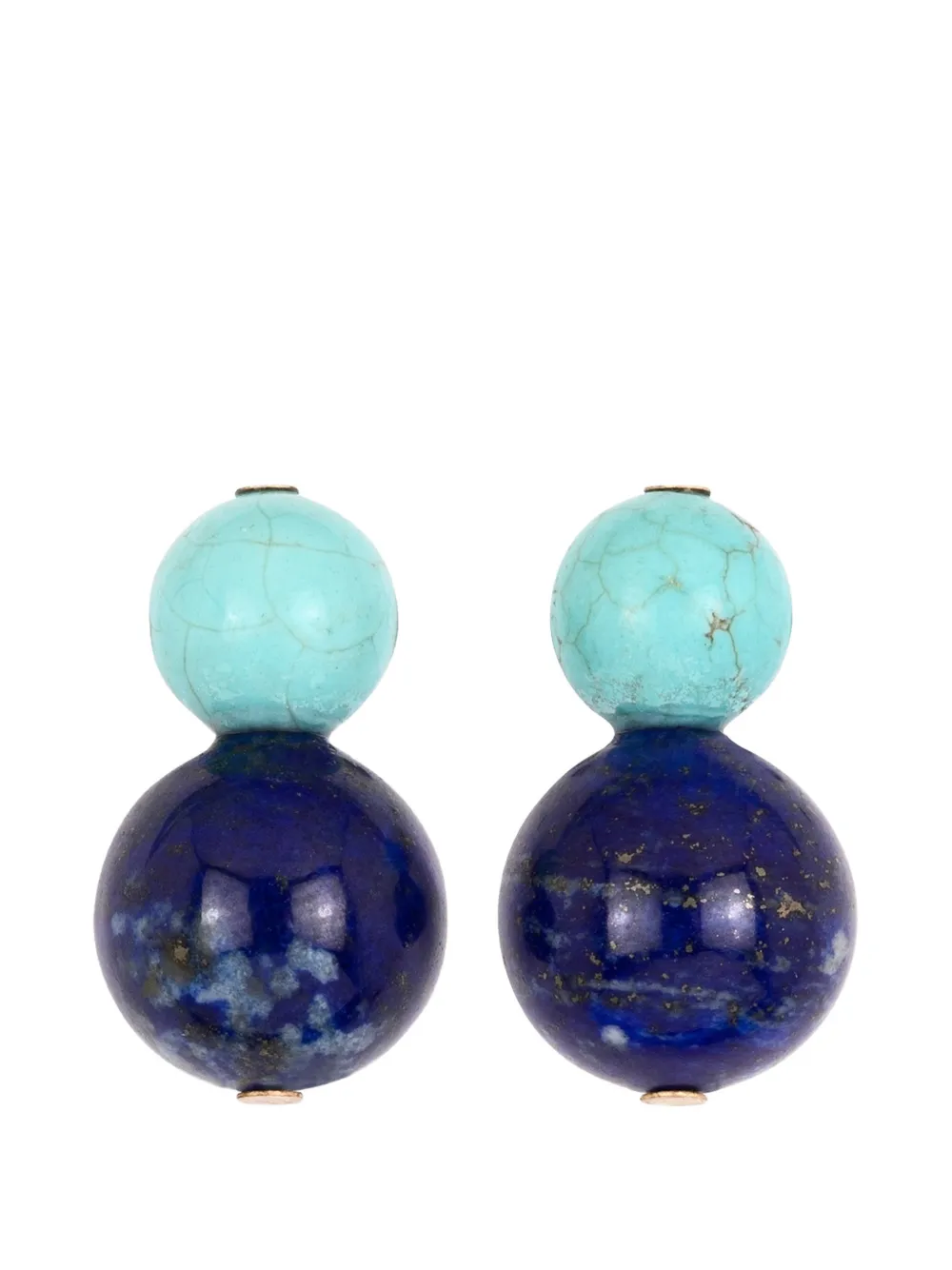 Jennifer Behr Cara lapis lazuli earrings - Blau