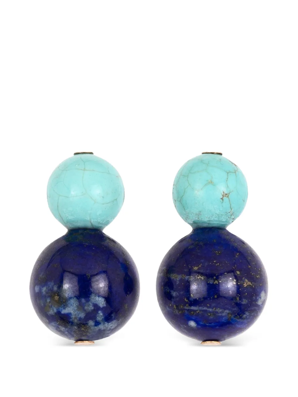 Jennifer Behr Cara lapis lazuli earrings - Blau