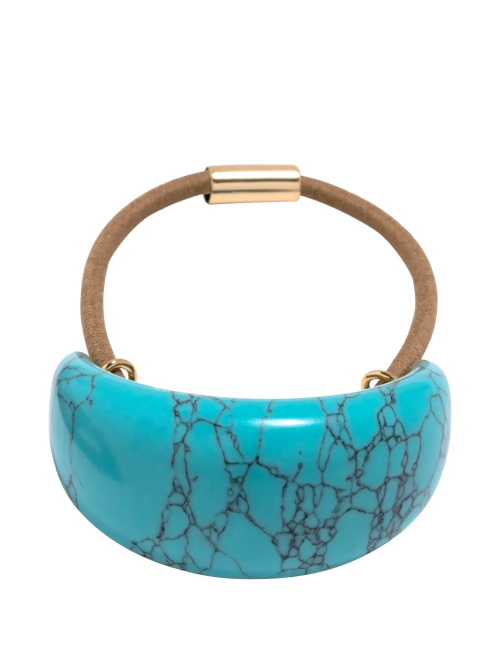 Jennifer Behr Winona marble-effect hair tie - Blu