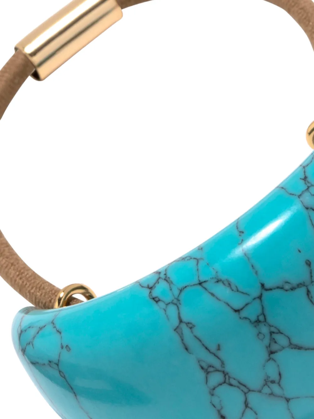 Jennifer Behr Winona haarelastiek met marmer-effect Blauw