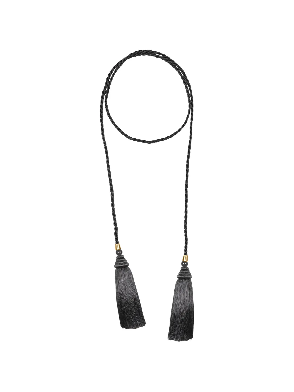 Jennifer Behr Gigi tassel-detail necklace - Schwarz