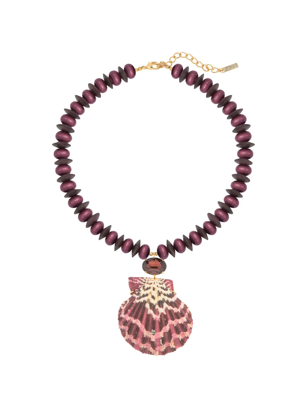 Jennifer Behr Miranda shell-pendant necklace - Oro