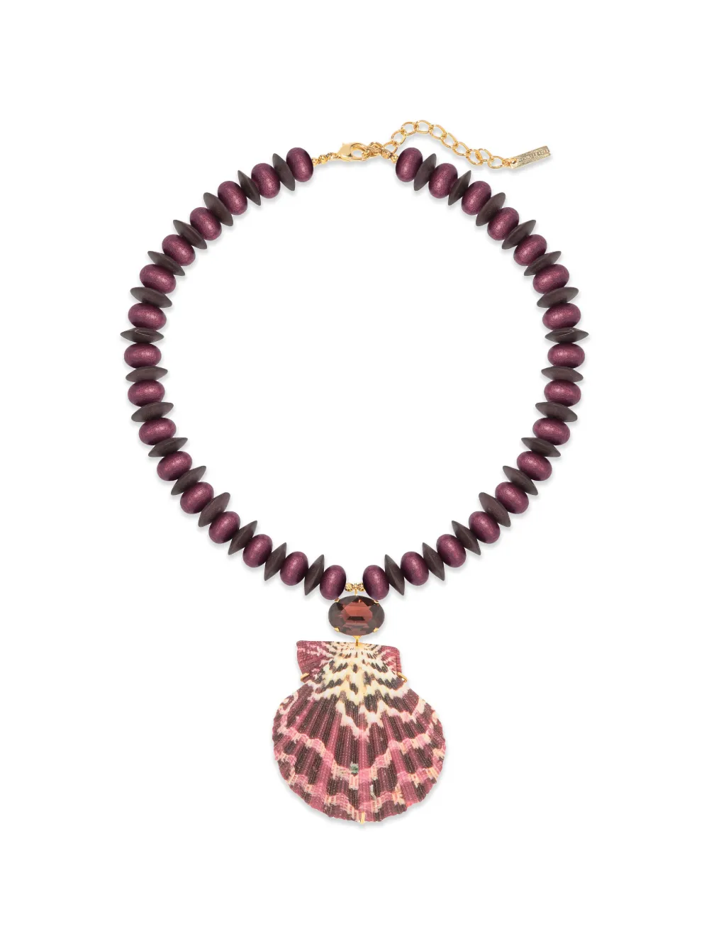 Jennifer Behr Miranda shell-pendant necklace - Oro