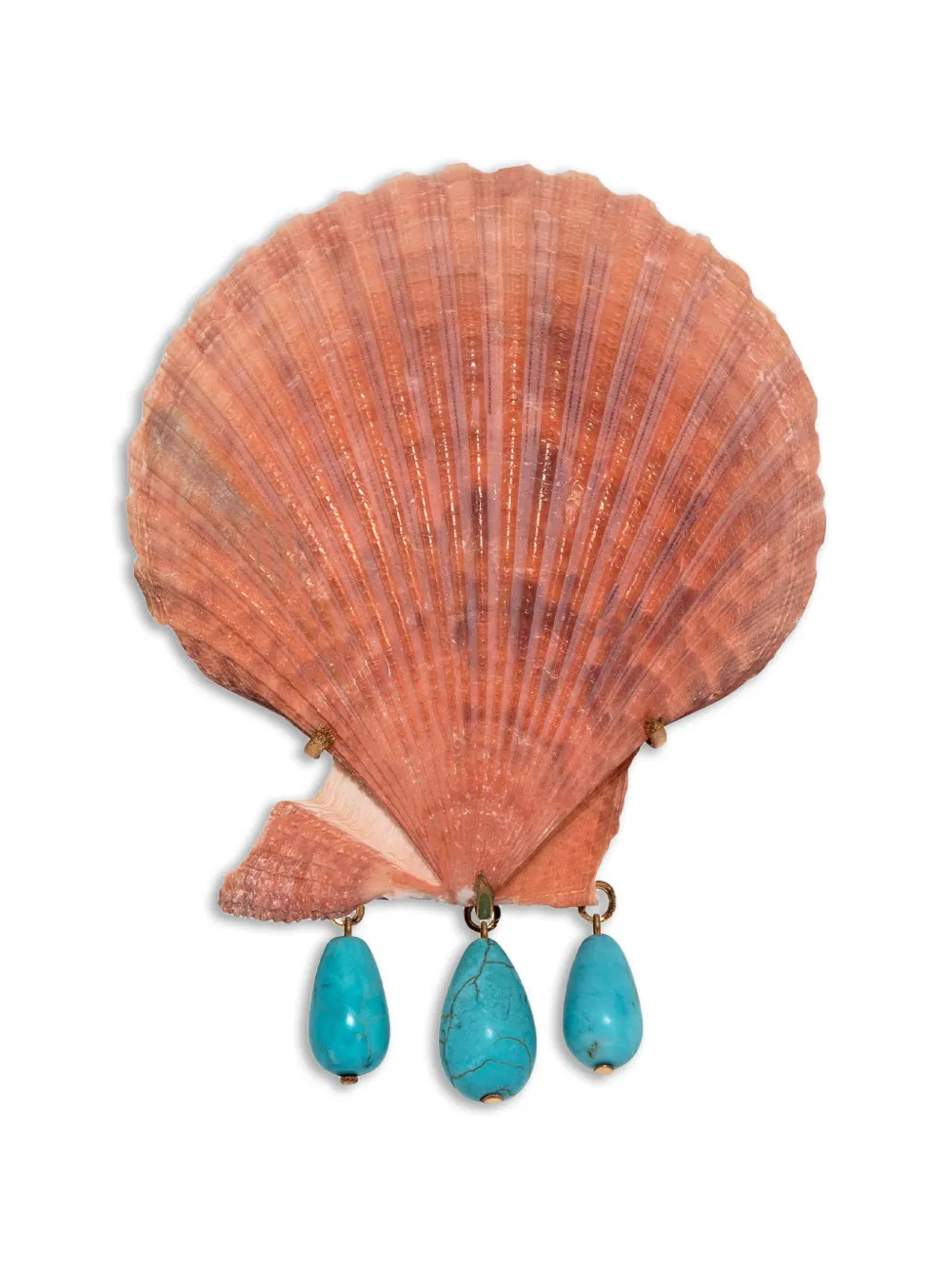 Jennifer Behr Cyrus shell barrette - Rosa