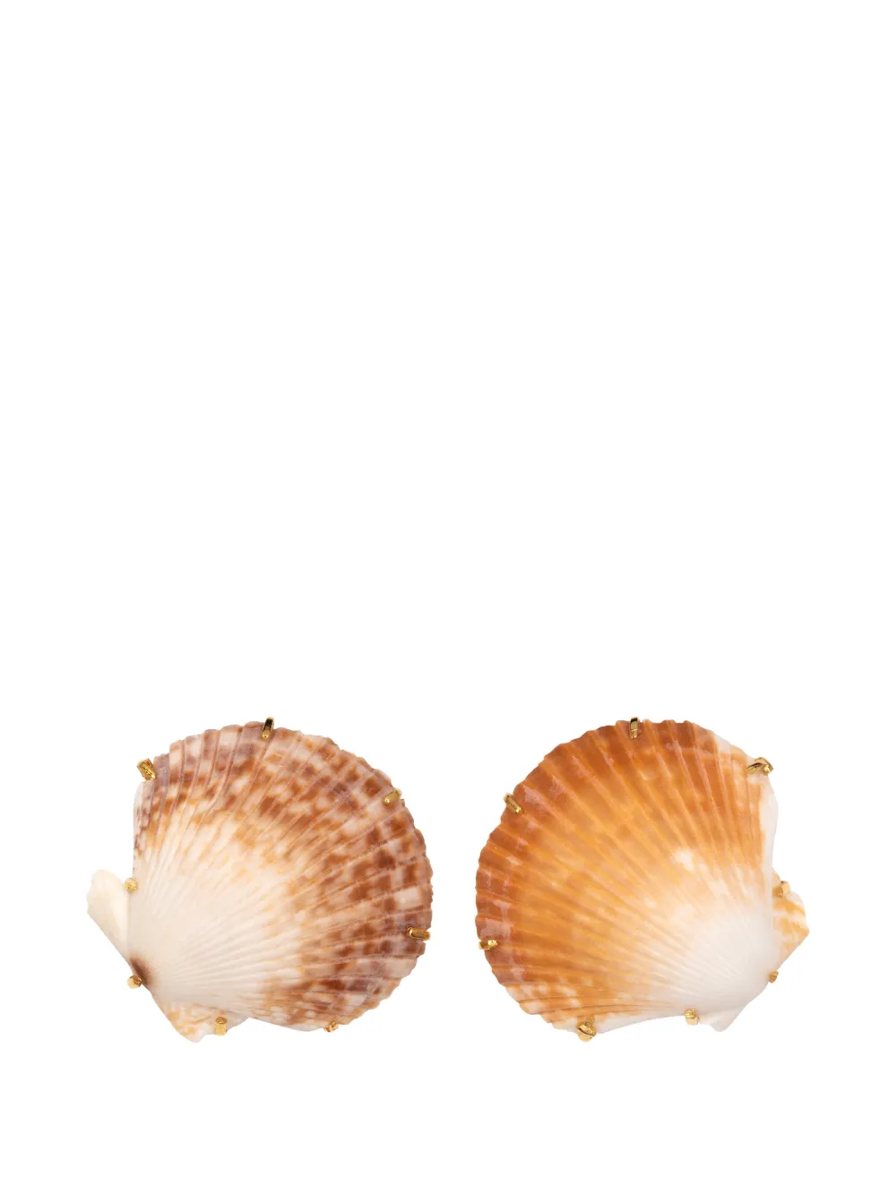 Jennifer Behr Deryn shell earrings - Oro