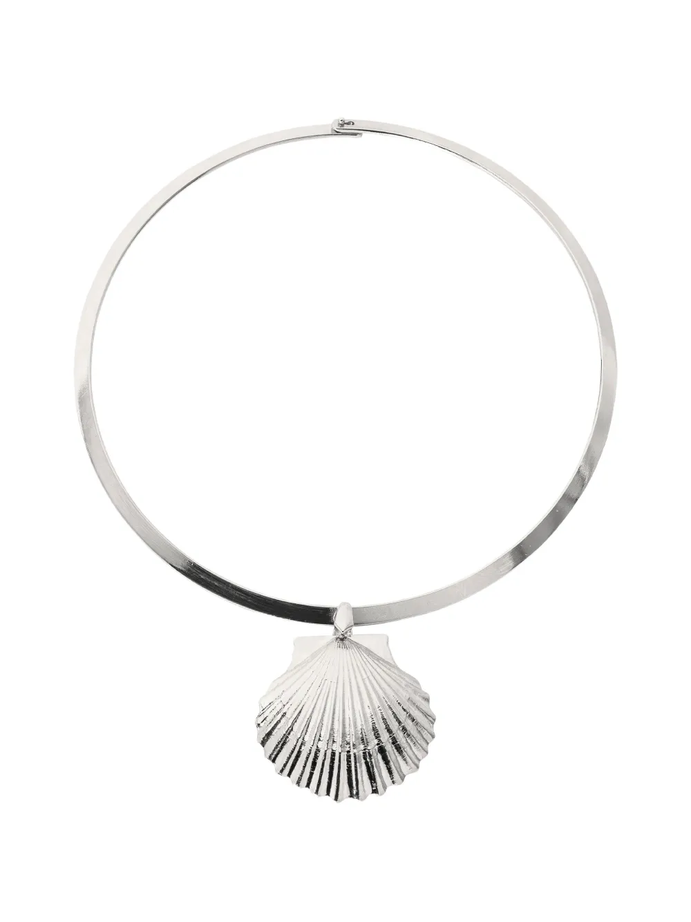 Jennifer Behr Dune shell-pendant necklace - Argento