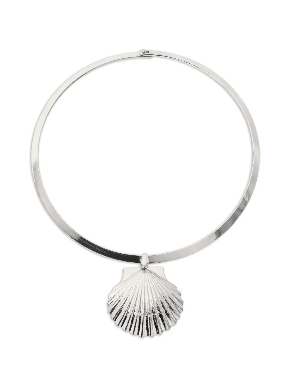 Jennifer Behr Dune shell-pendant necklace - Argento
