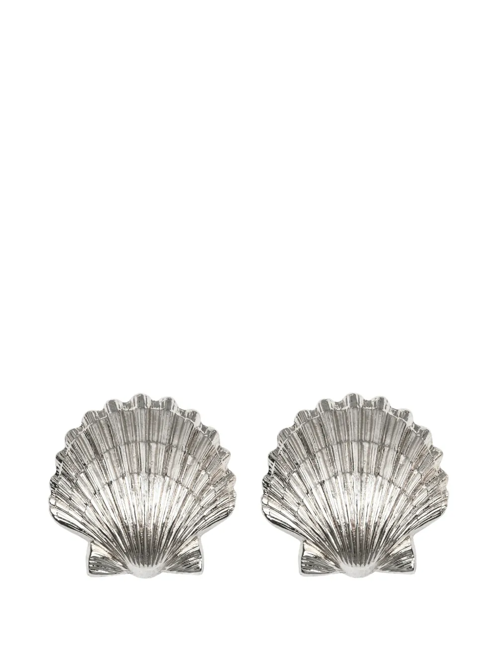 Jennifer Behr Mar shell earrings - Argento
