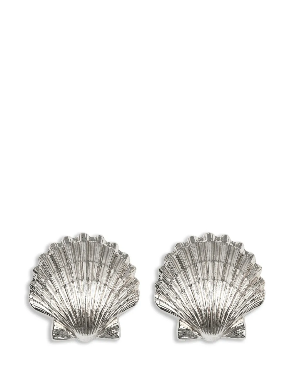 Jennifer Behr Mar shell earrings - Argento