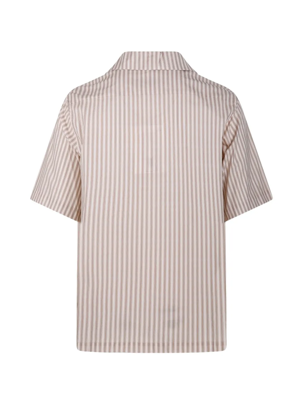 Hevo Striped Pocket Shirt In Neutral