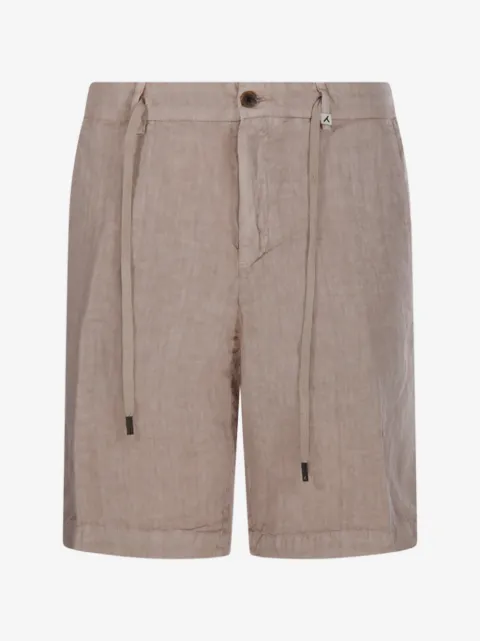 Myths drawstring buttoned shorts