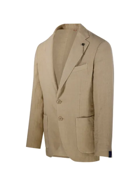 Santaniello buttoned single-breasted blazer