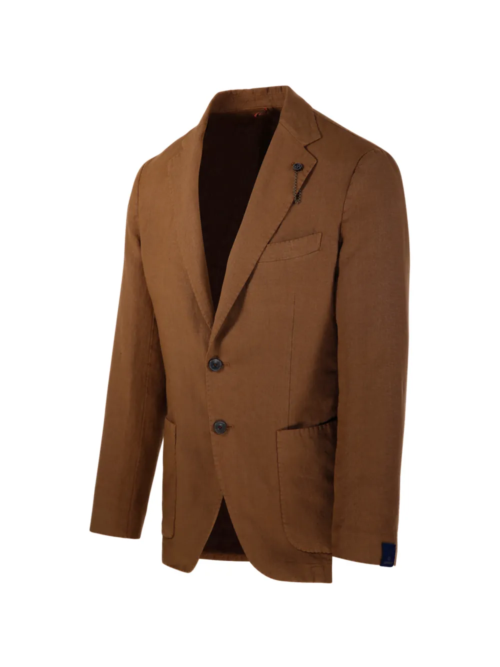  Santaniello Buttoned Blazer - Brown 