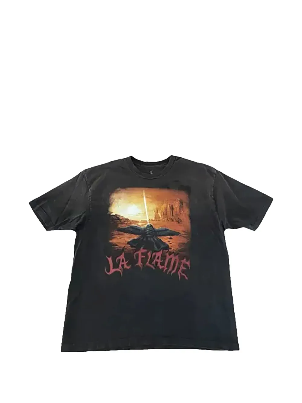 Travis Scott La Flame Utopia T-shirt - Nero