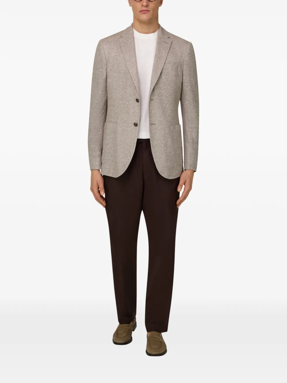 Boggi Milano 싱글 브레스티드 블레이저 | 블레이저