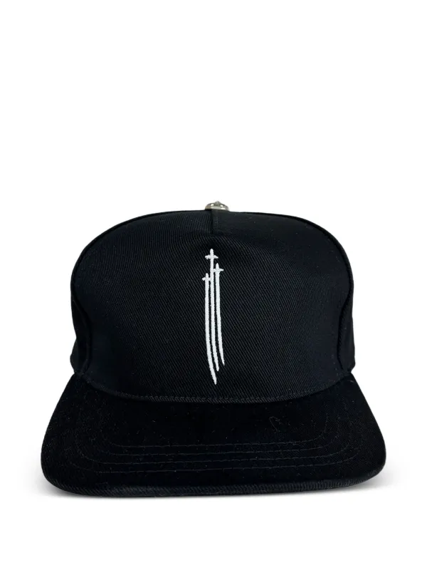 Chrome Hearts エンブロイダリー キャップ | ブラック | FARFETCH JP