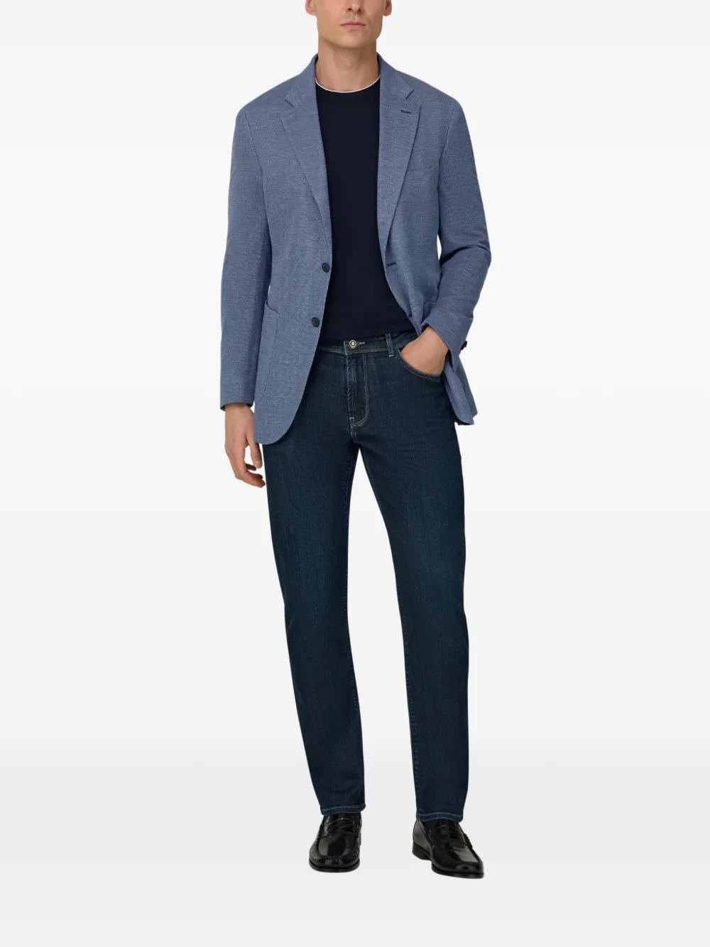 Boggi Milano 핀포인트 싱글 브레스티드 재킷 | 블레이저 | Image 2