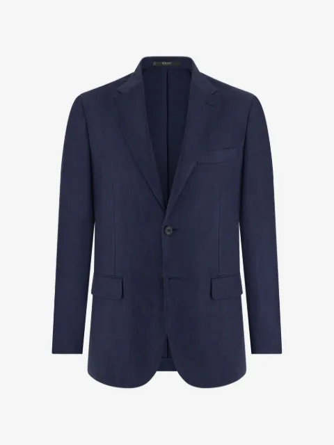 Boggi Milano micro textured jacket in pure linen