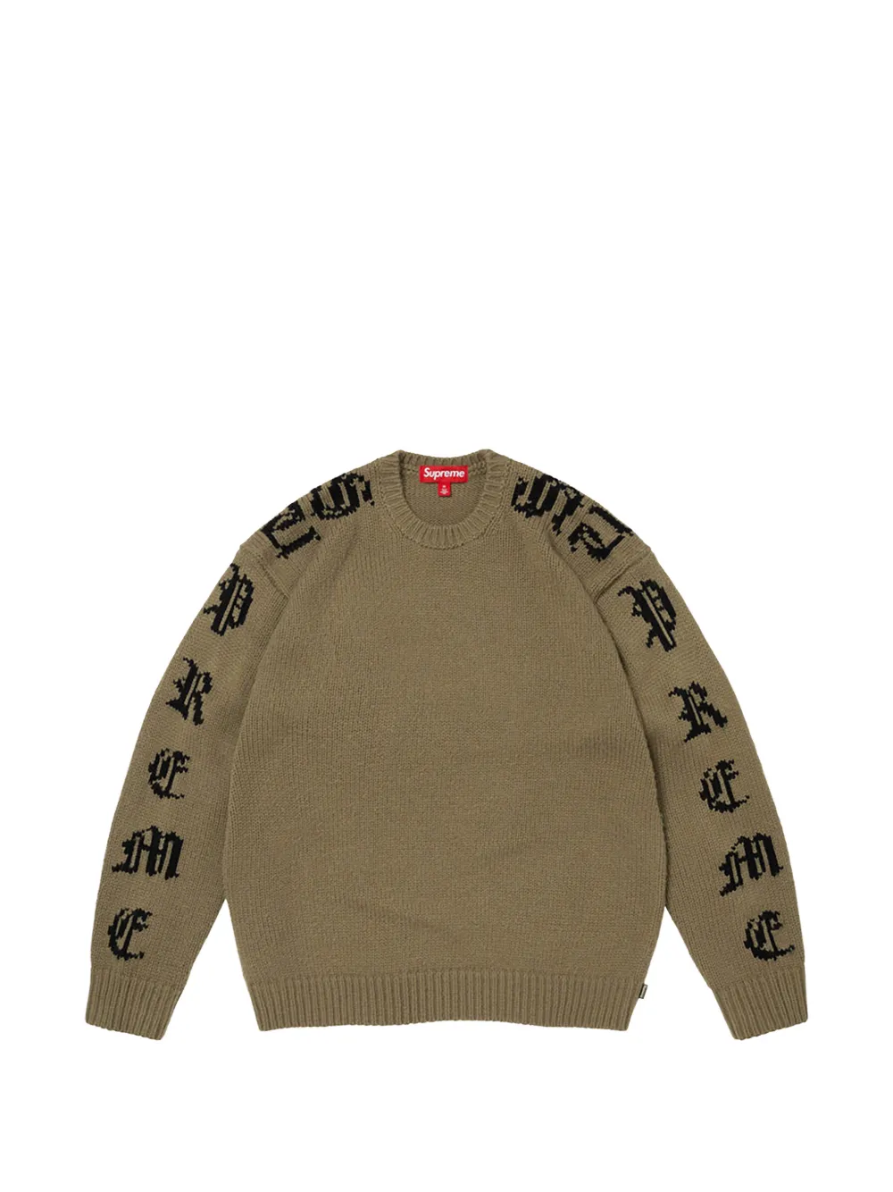 Supreme  올드 잉글리시 크루 넥 스웨터 | 그린 | Image 1