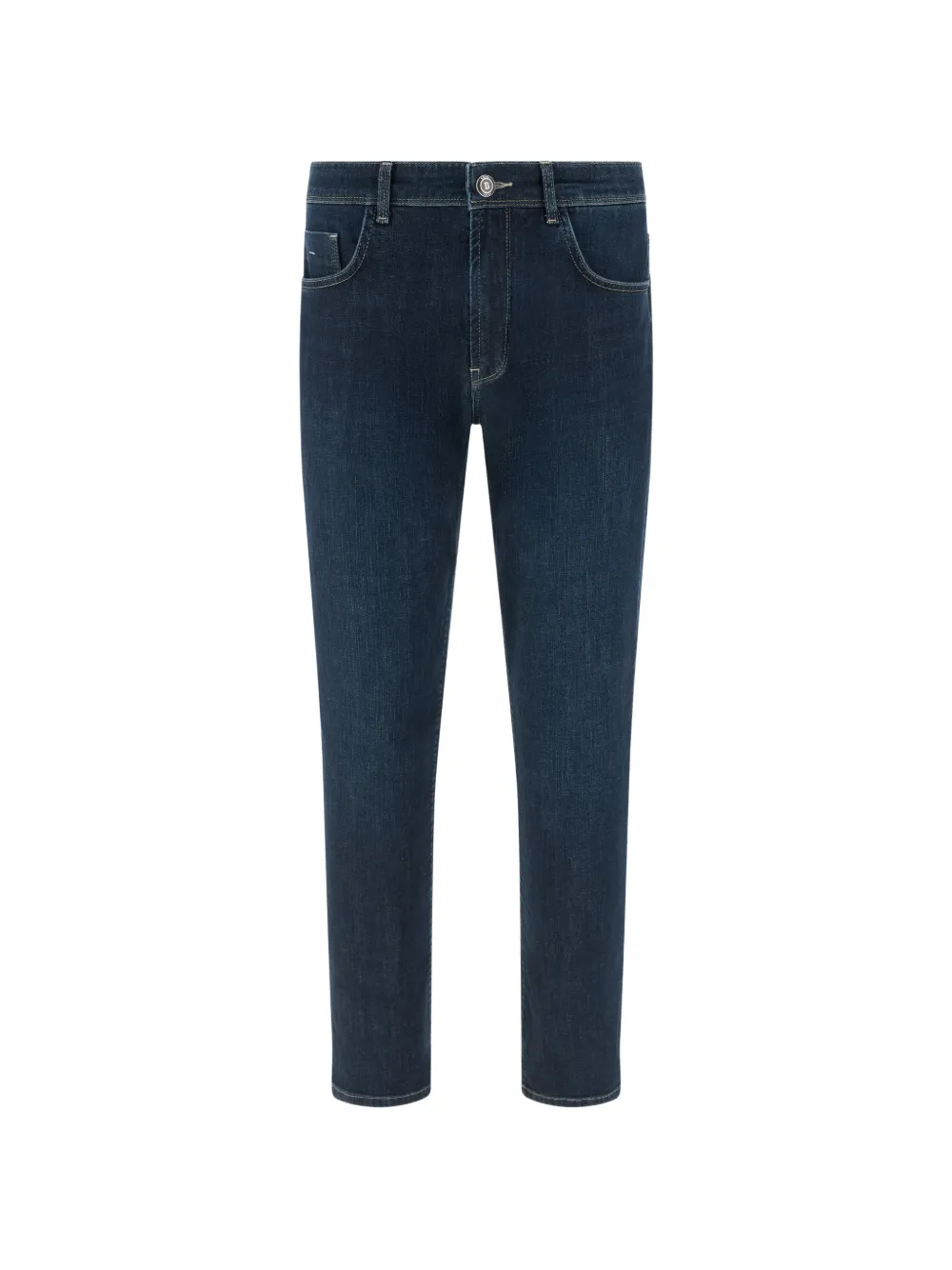 Boggi Milano logo-patch jeans - Blu