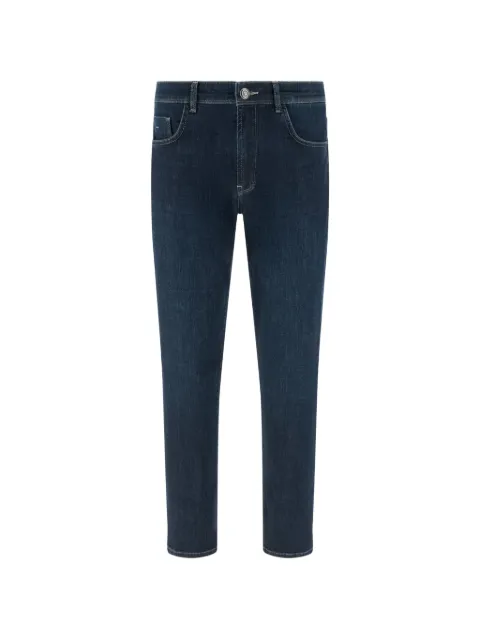 Boggi Milano logo-patch jeans