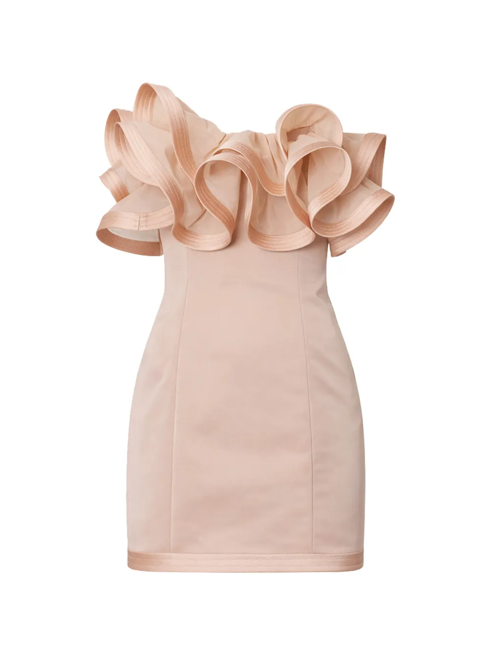 Elisabetta Franchi ruffled mini dress - Rosa