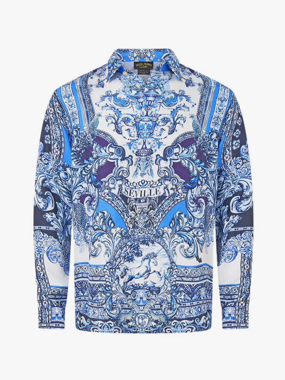 Camilla A tiled wonderland shirt | Blue | Image 1