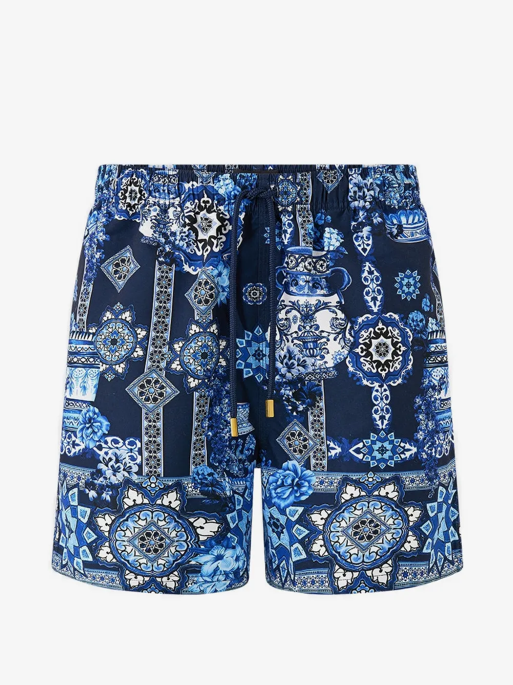 Camilla elastic-waist swim shorts | Blue | Image 1