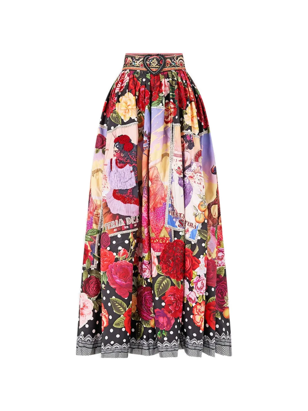 Camilla Daughters of duende maxi skirt - Nero