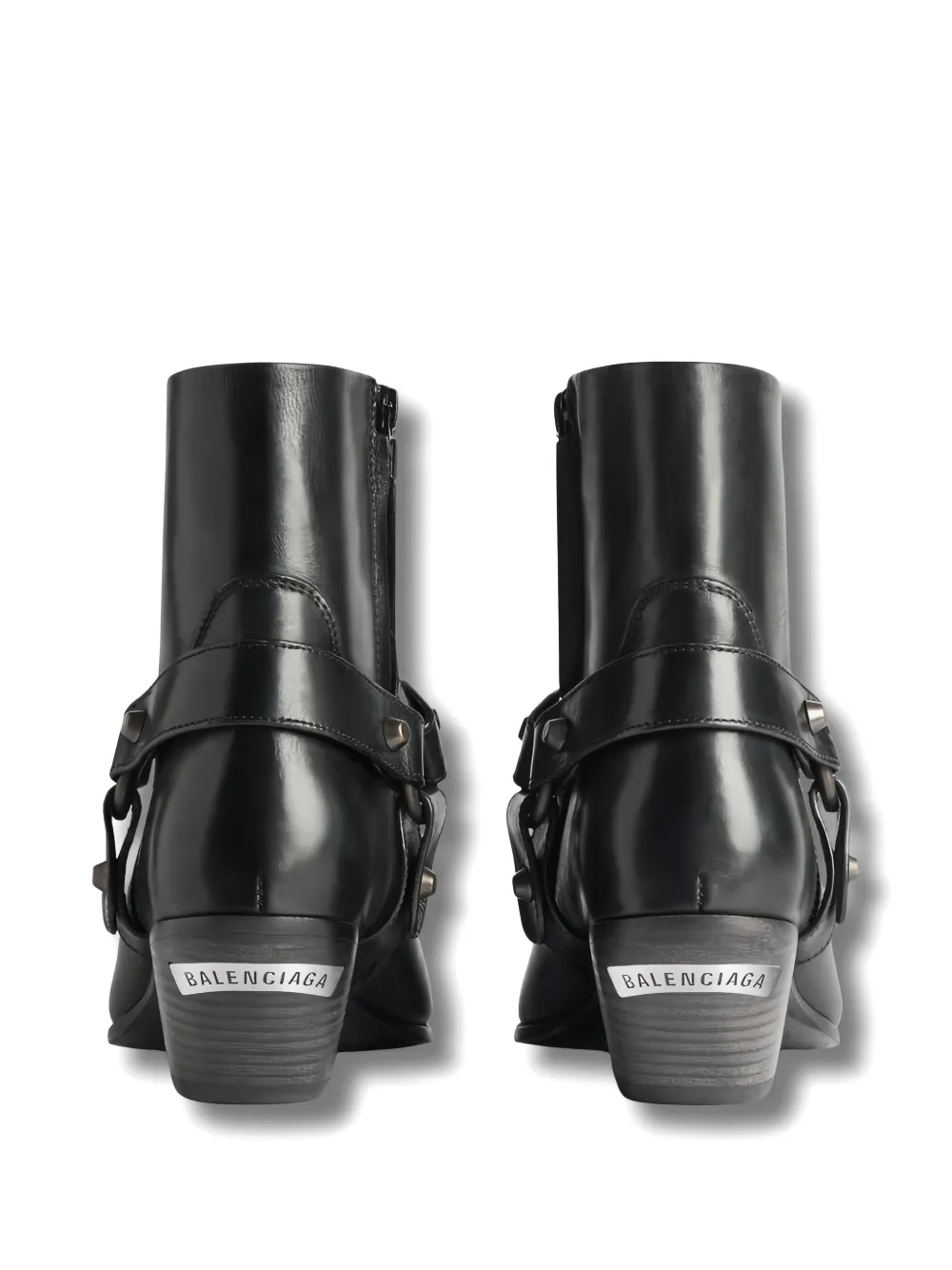 Balenciaga Memphis harness detail boots Zwart