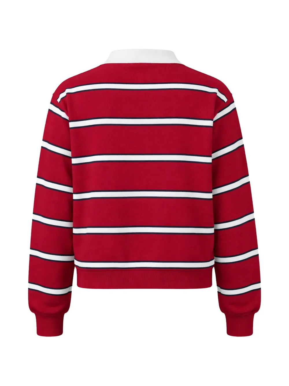 Sporty & Rich Gestreept poloshirt Rood
