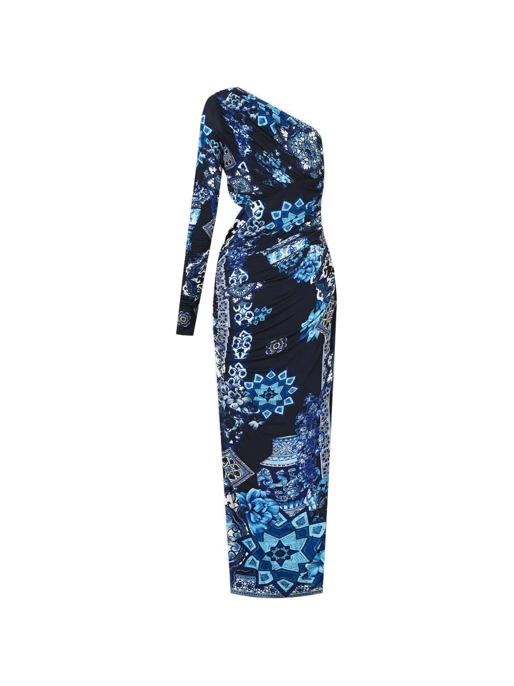 Camilla Asymmetrische jurk Blauw