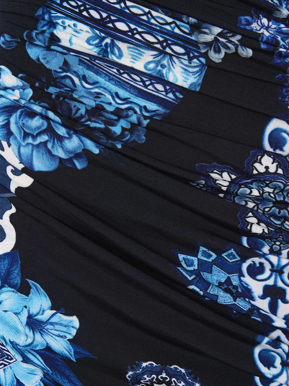 Camilla Asymmetrische jurk Blauw