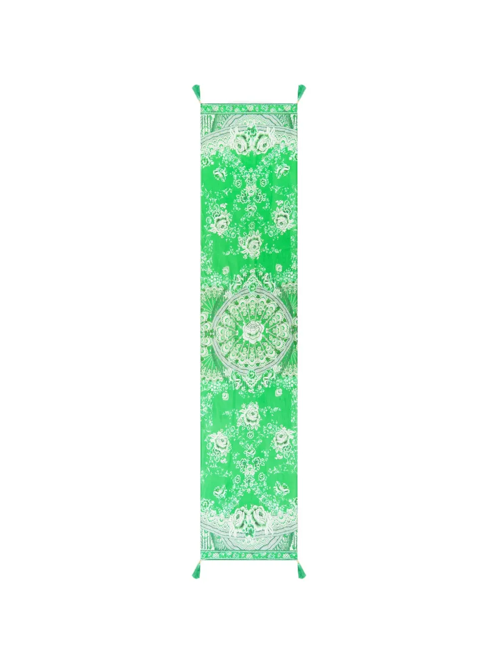 Camilla Sacromonte señorita crinkle chiffon scarf - Verde