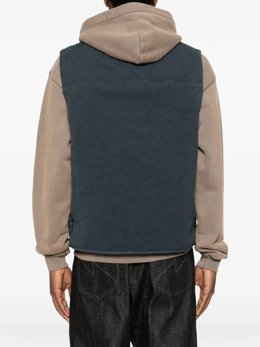 Stone Island Bodywarmer met rits Blauw