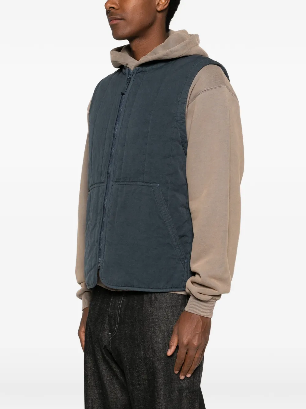 Stone Island Bodywarmer met rits Blauw