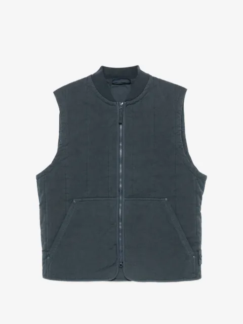 Stone Island quilted zip gilet