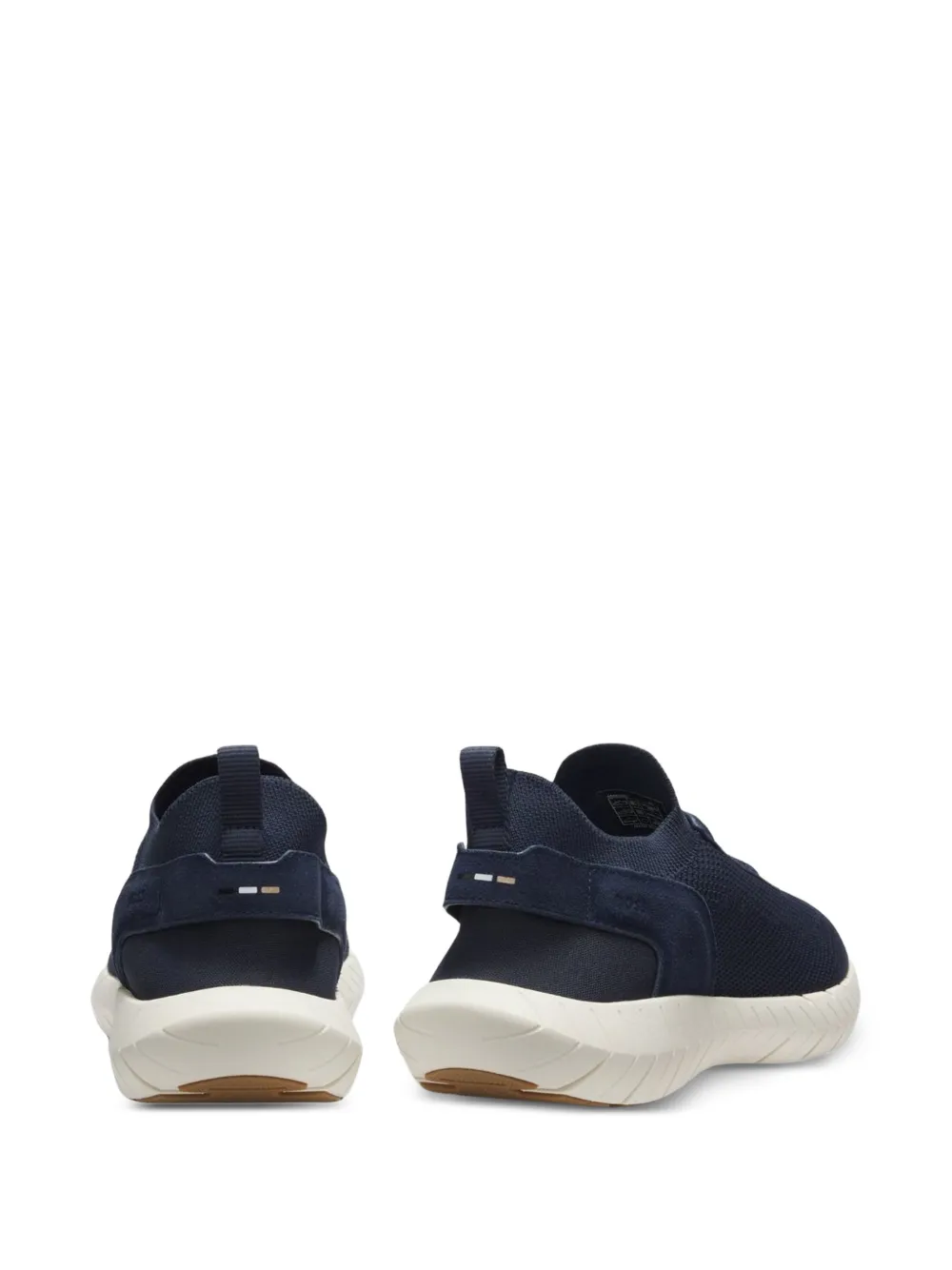 BOSS Motion mesh sneakers met vlakken Blauw