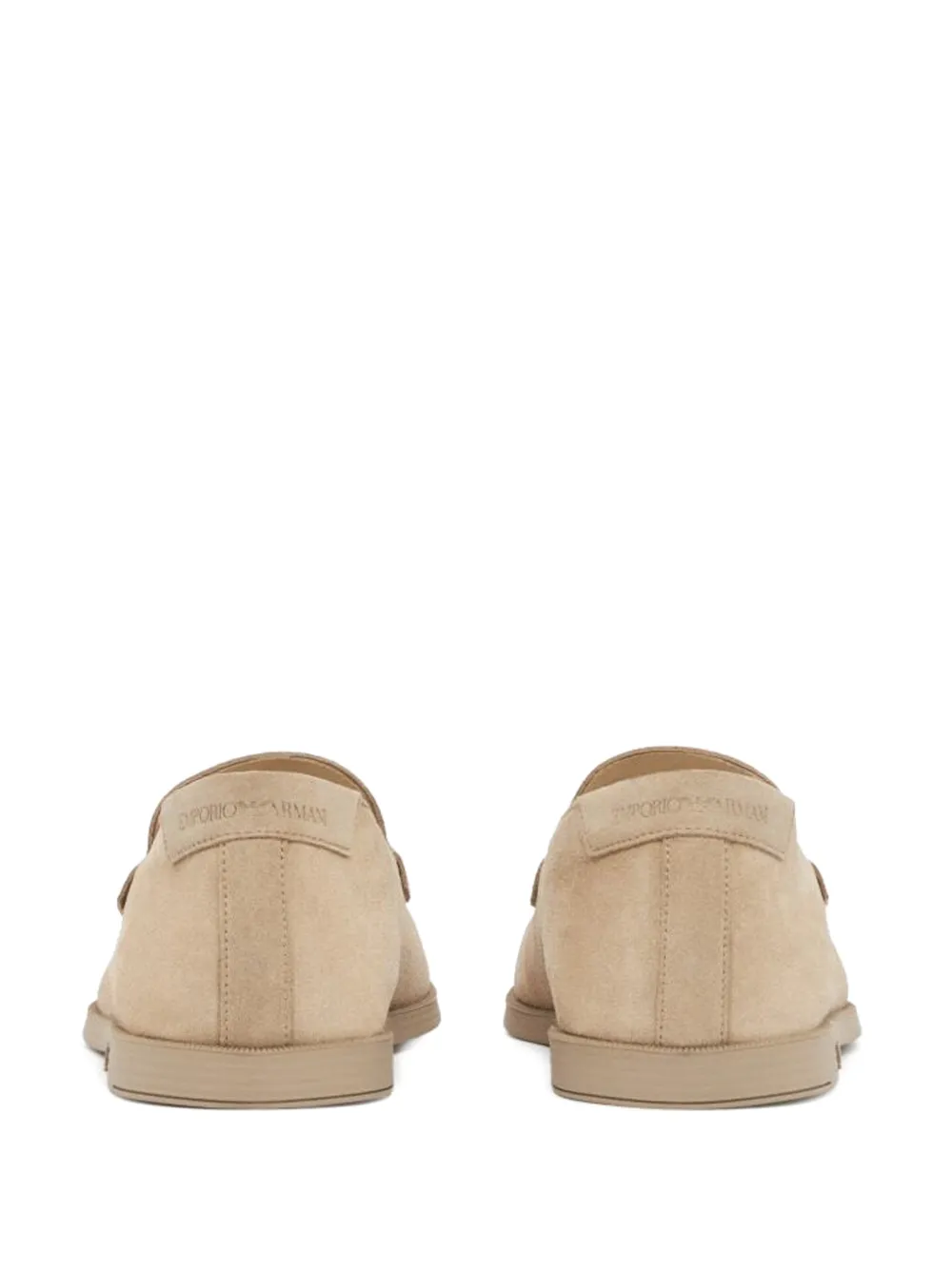 Emporio Armani Suède bootschoenen Beige