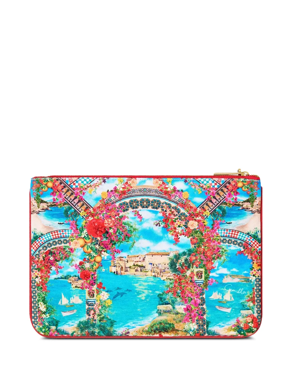 Camilla Meet me in mallorca clutch - Blu