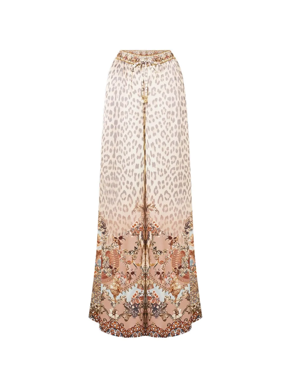 Camilla animal-print trousers - Toni neutri