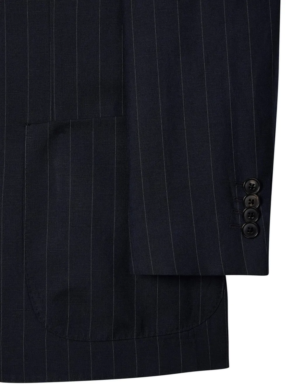 Paul Smith Blazer met krijtstreep en twee knopen Blauw