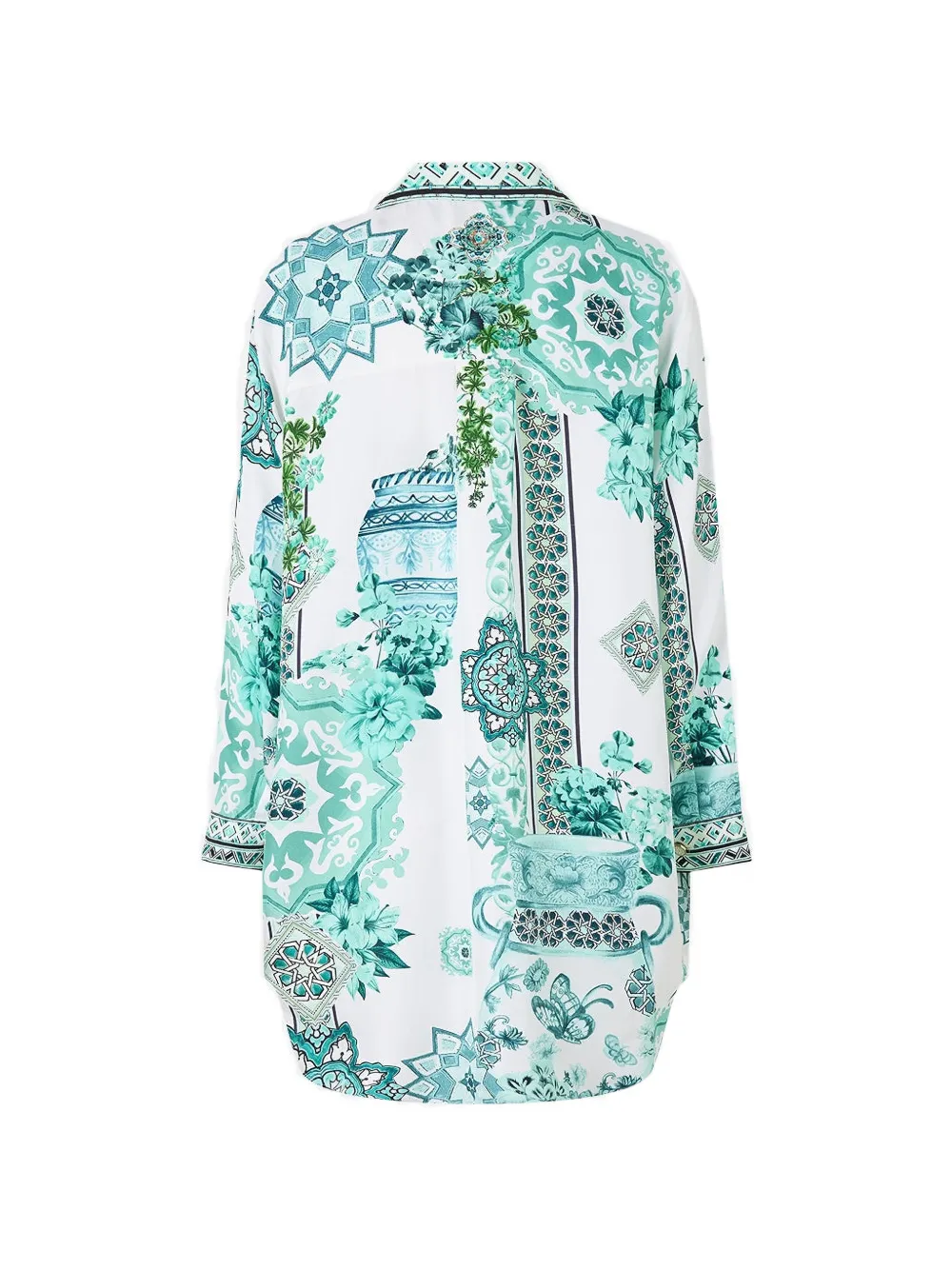  Camilla Pockets Balearic Bebé Shirt Tunic - White 