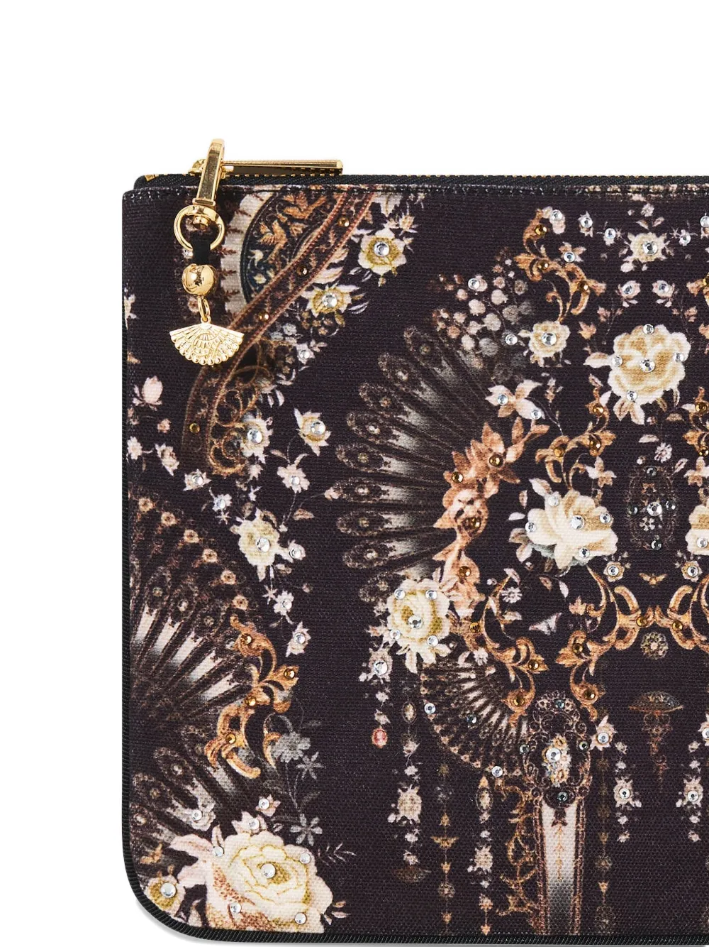  Camilla Flamenco Folklore Clutch Bag - Black 