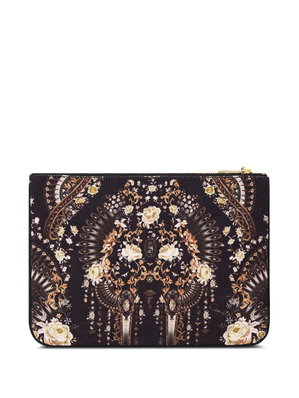 Camilla Flamenco Folklore Clutch Bag - Black 